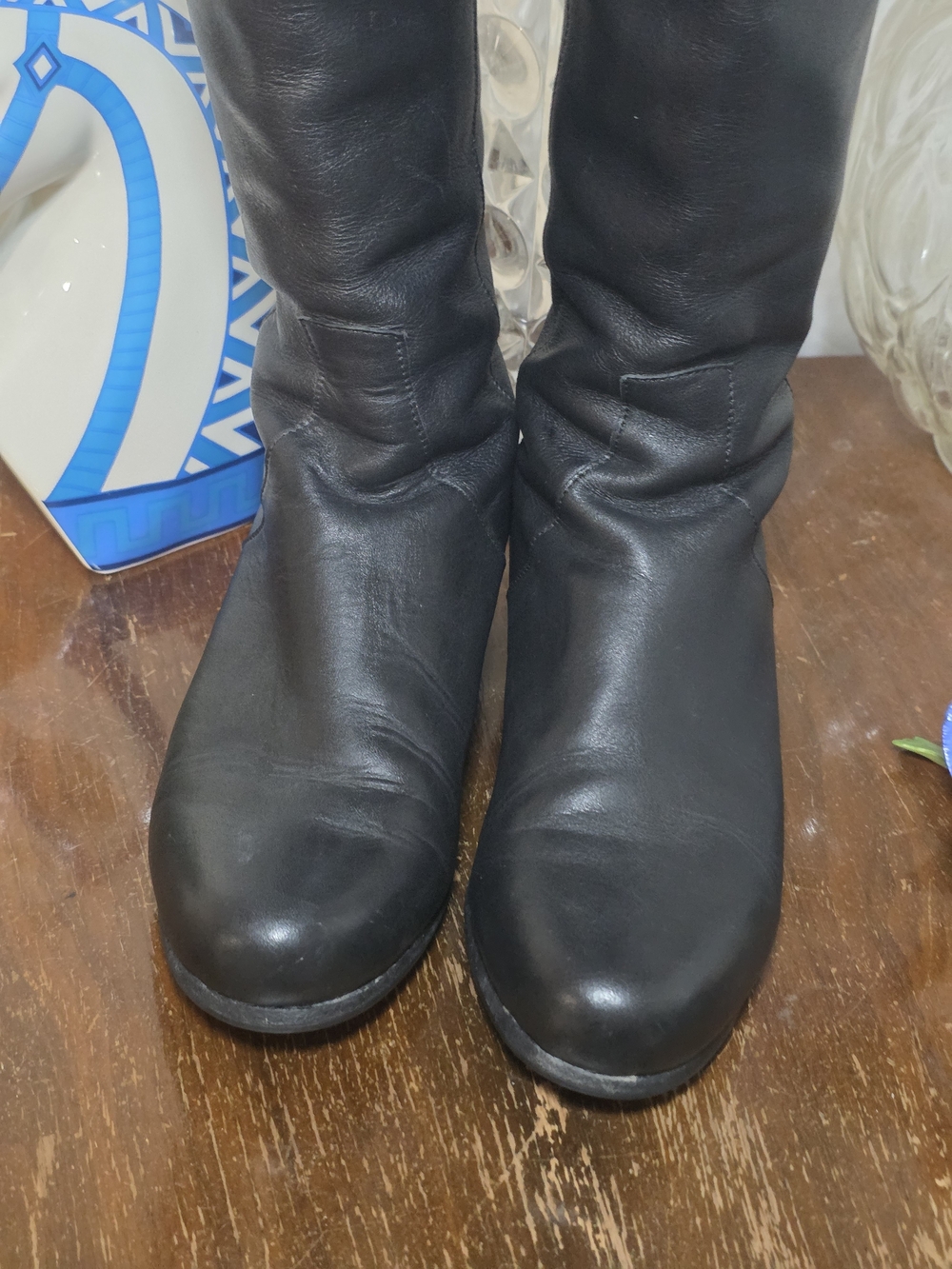 Poppy Barley "The Riding Boot" in Black Leather - Picture 9 of 14